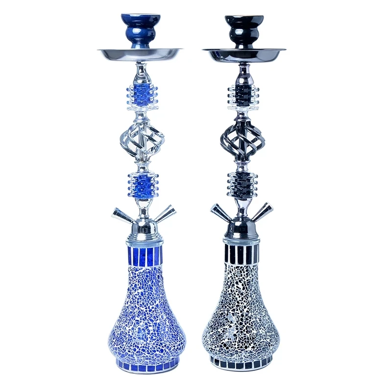 NEW Glass Arab Hookah Shisha Cup Sheesha chicha Smoking Accessories Nargile for Shisha Hookah Set Double Smoke Pipe Shisha