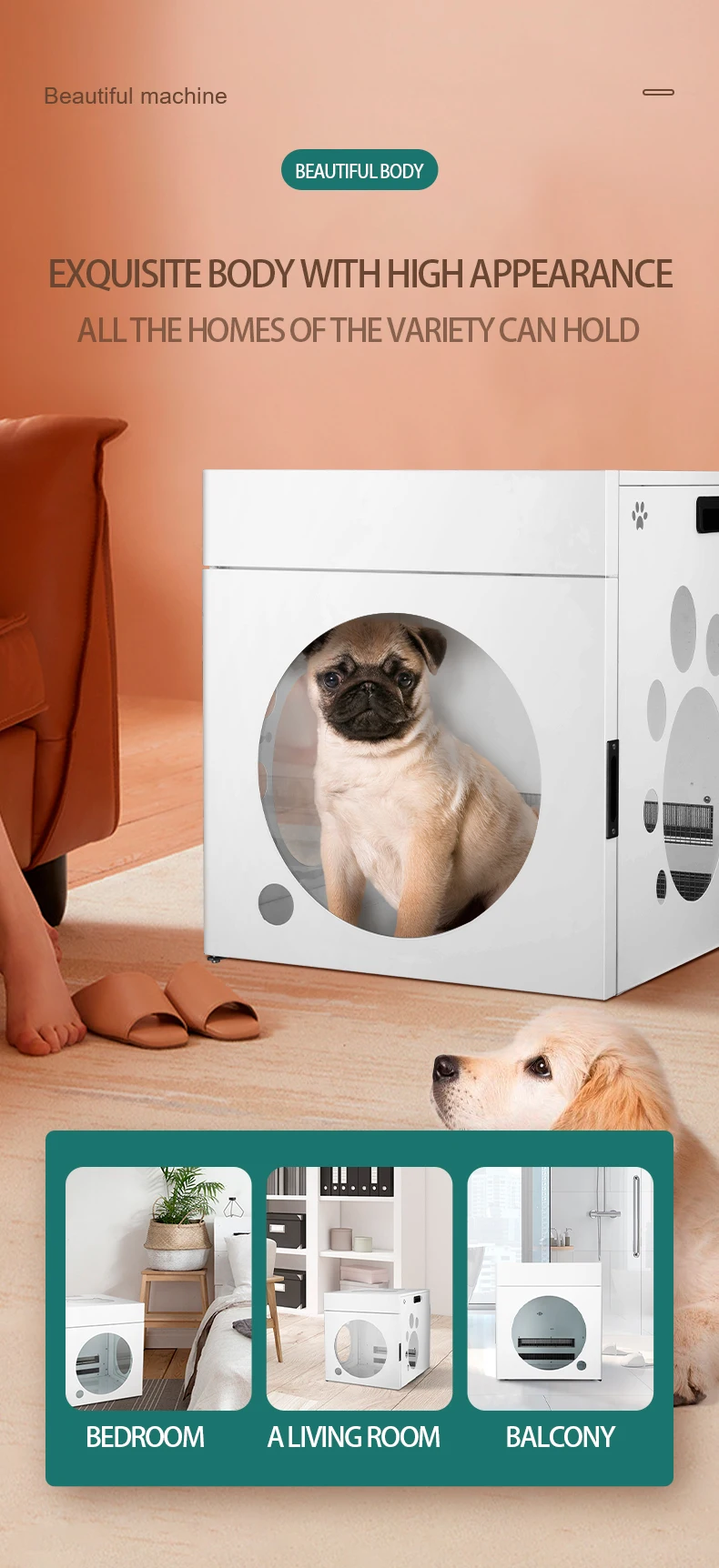  Cheap cat pet dryer dog shower hair home small water drying