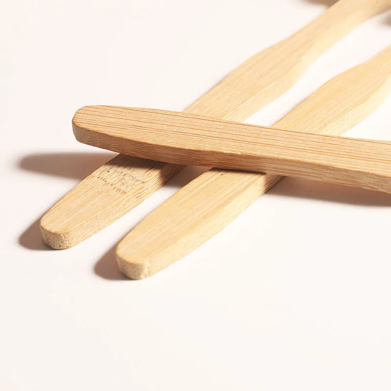 Factory Price Wholesale Travel Eco Bamboo Toothbrush Premium Tooth Brush Bamboo Dark Wood Disposable Hotel Toothbrush