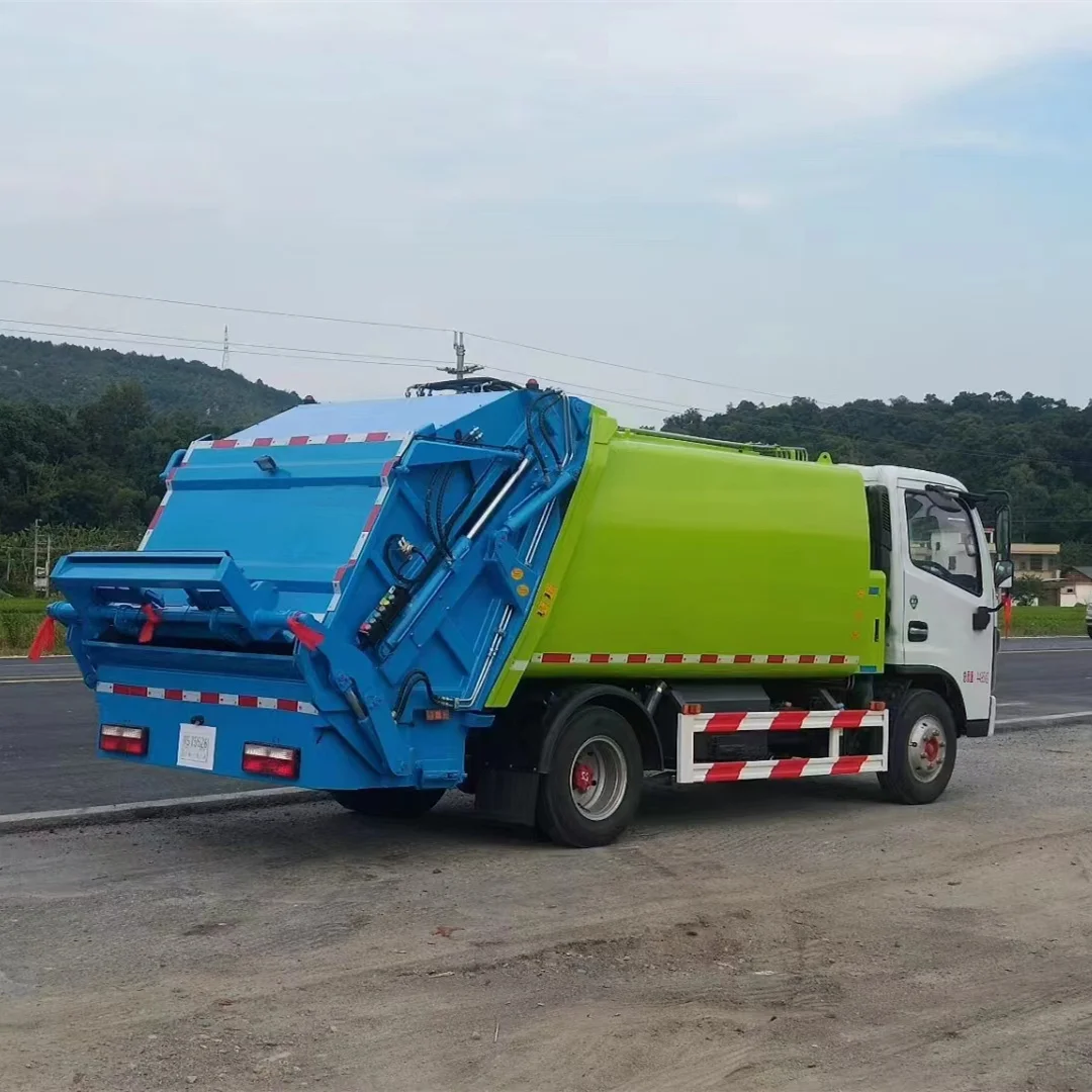 High quality new design rubbish collection mini compact road cleaning garbage truck