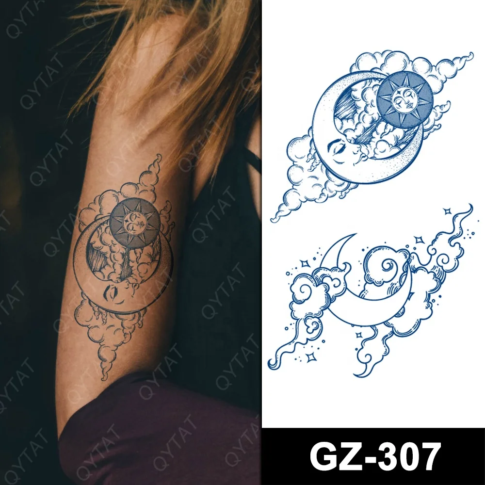New Designs 100% Plant Ink 2 Weeks Sweatproof Fake Men Women Body Art Herbal Waterproof Semipermanent tattoos
