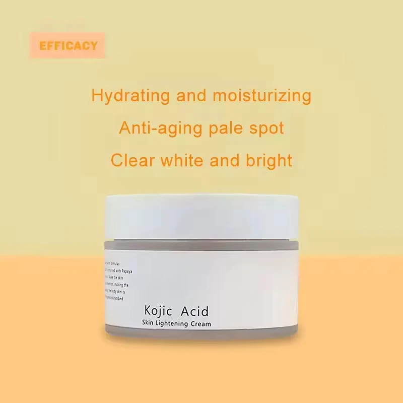 Beauty Private Label Face Care Anti-Aging Whitening Brightening Hydrating Moisturizing Kojic Acid Face Cream