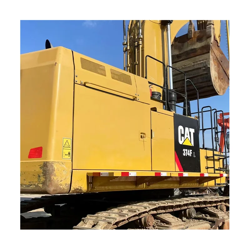 Original Brand Of America 74Ton Used Digger Construction Equipment Second Hand Cat374e Excavator