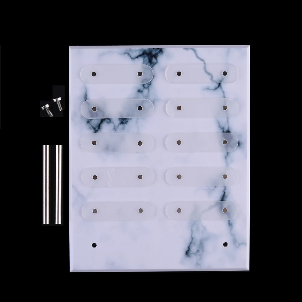 False Nail Tips Nail Art Display Stand magnet clear acrylic nail art display board
