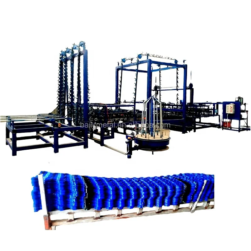 zig zag spring wire production line for greenhouse