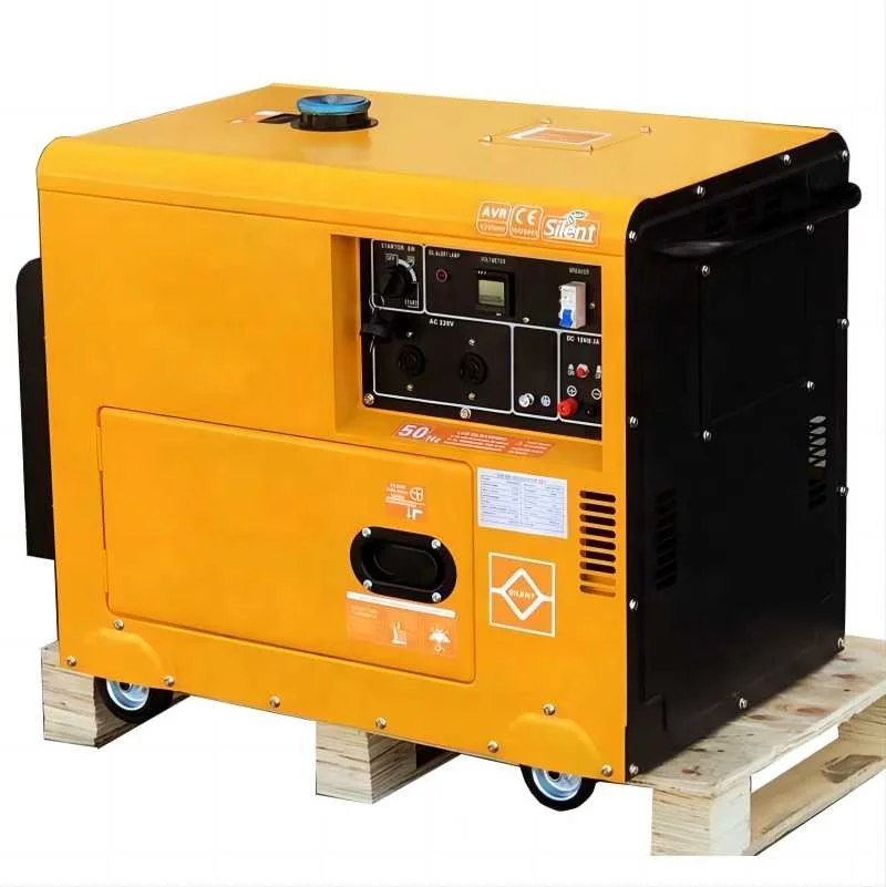 Hot sales 60Hz 10 kva generator diesel engine super silent 10kva silent diesel generator three phase for home