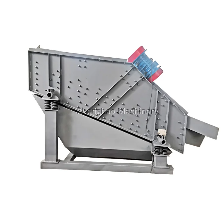 2 layers sand vibrating sifter square linear vibrating screen sieve for aggregate