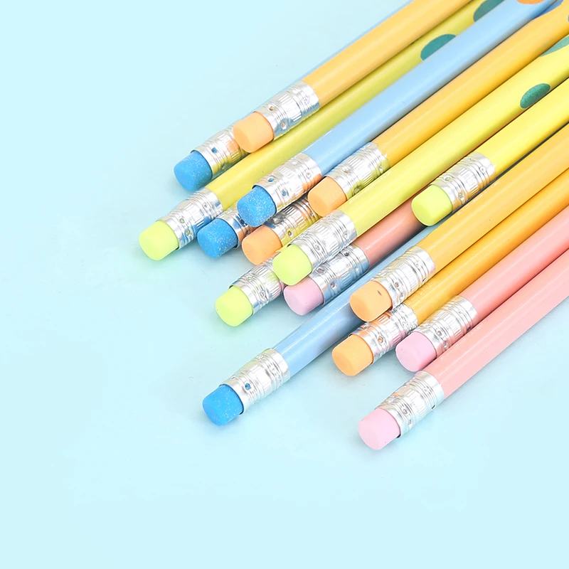 Cheap Price Woodless Hole HB Pencil Wood Free Plastic Standard Pencils for School Students Office Stationery