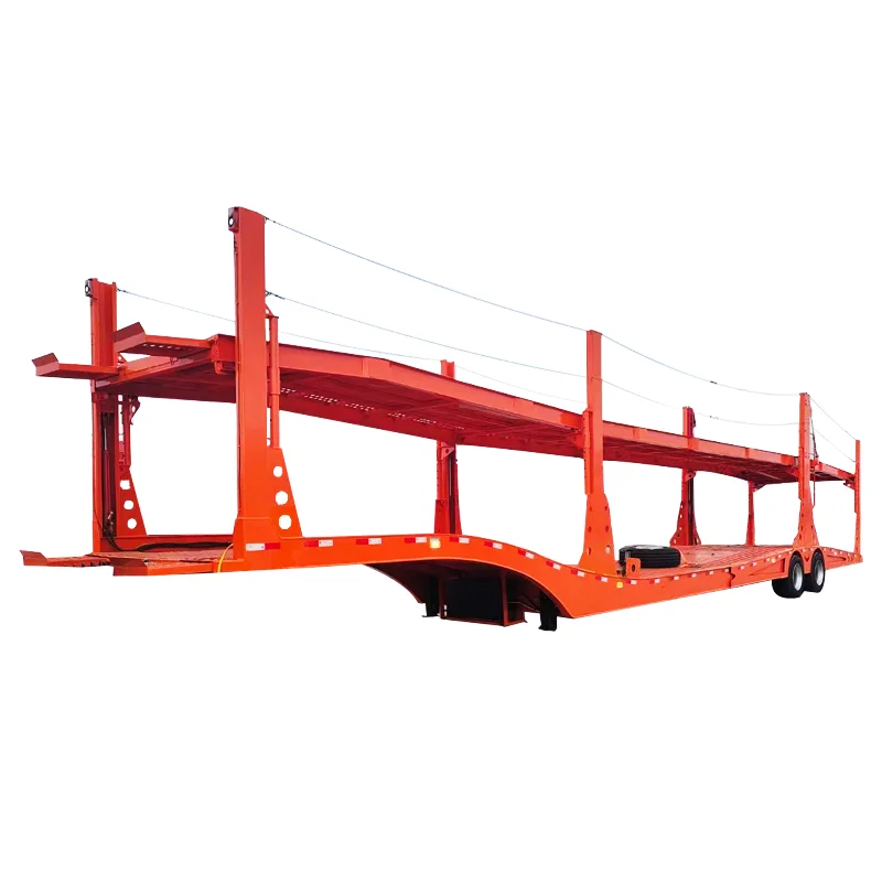 Multiple vehicle transport cars carrier semi trailer   The number of vehicles can be customized