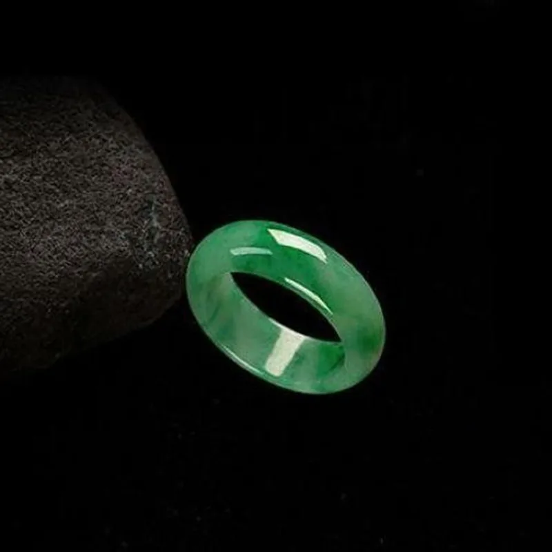 Ring For Women And Men High Quality Jade Ring Burma Jade Stone Agate Jewelry Green Jade Ring