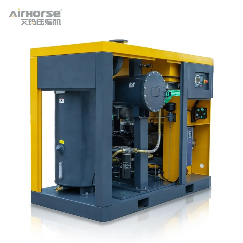 ASME Certificate Long Life Pump High Energy Saving Oil Injected Screw Vacuum Pump
