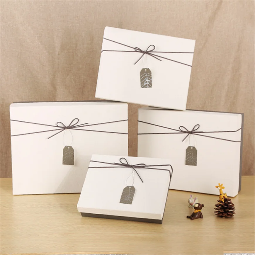 
High Quality Custom Hand Made Cardboard Paper Flat Folding Cardboard Packaging Gift Box 