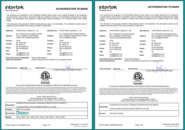 Hotel Bathroom Anti-Fog Multi-Colored Led Lighted Mirror with Blue tooth Speaker