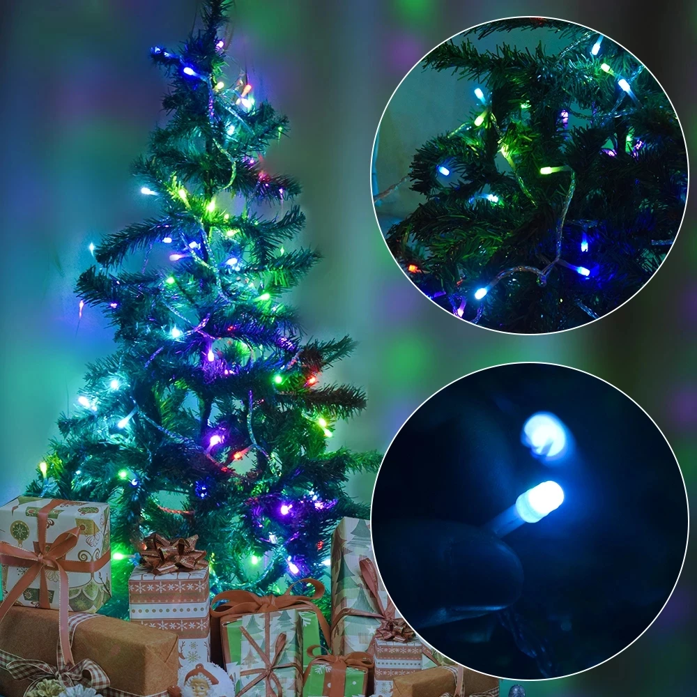 Garland LED String Fairy Holiday Lights 10M 20M 30M 50M Wedding Home Christmas New Year Decoration LED String Lamp