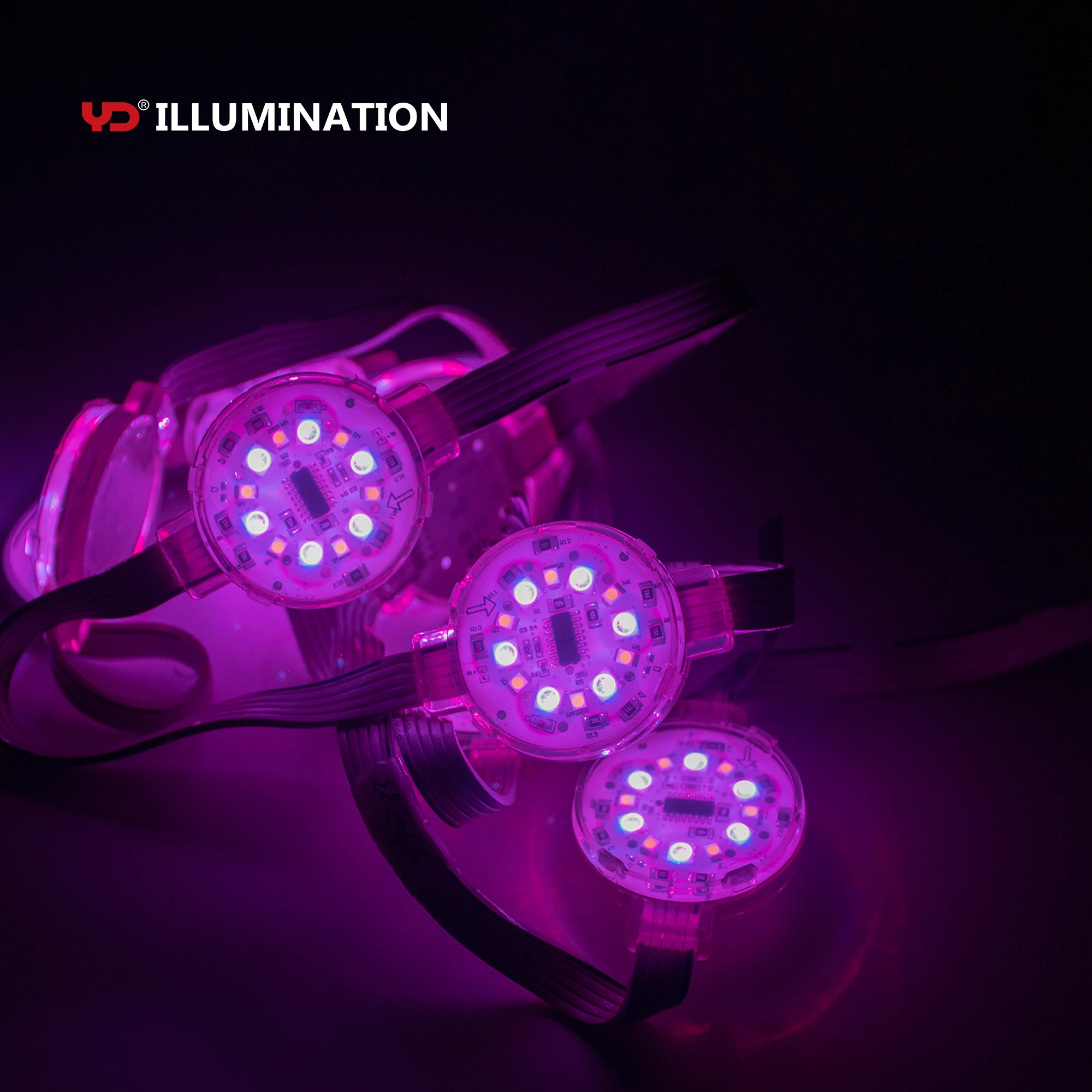 Rgb пиксельный светодиод dmx Модифицируемый модуль освещения для кабельной мостовой