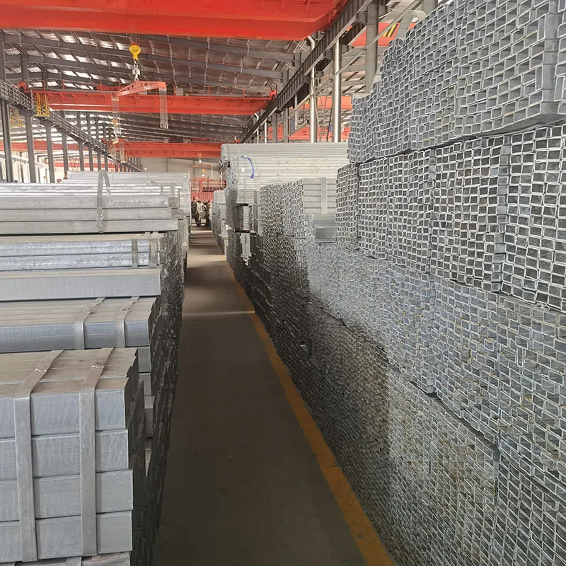 Factory Price 25*25mm Galvanized Steel Tube/Pipe Square Rectangular Steel Tube for Greenhouse Construction