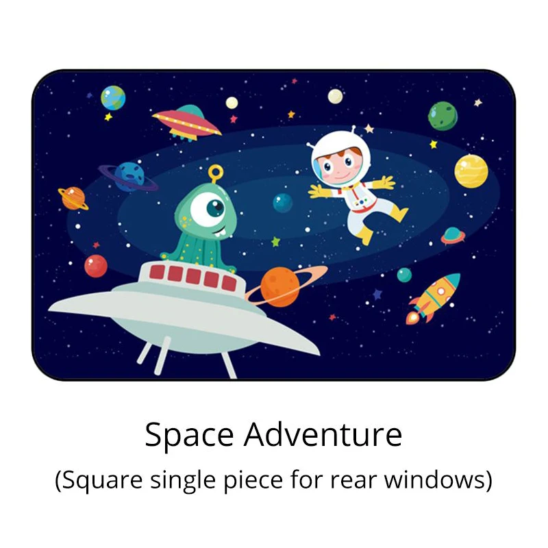 
Window Curtain Magnetic shade Cartoon Magnetic Sunscreen Car Sun Protection Window Curtain Summer Adjustable Sunscreen Sun Shade 