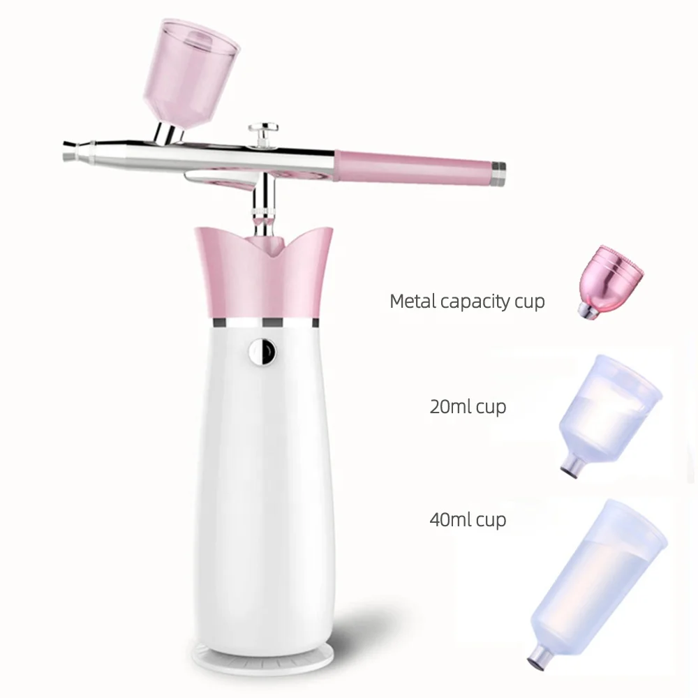 8085 Facial Water Sprayer Oxygen Jet Rejuvenation Handheld Airbrush Gun Oxygen Therapy Machine Water Spray With Customized Logo