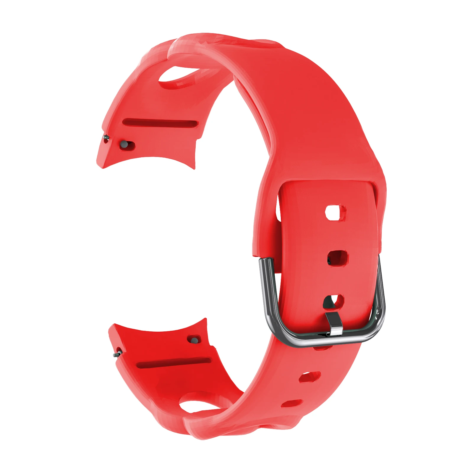 Double Circle Fashion Watch Bracelet Smart Watch Wristband Universal for Samsung Watch 4 5 6 7 Series Silicone Wristband