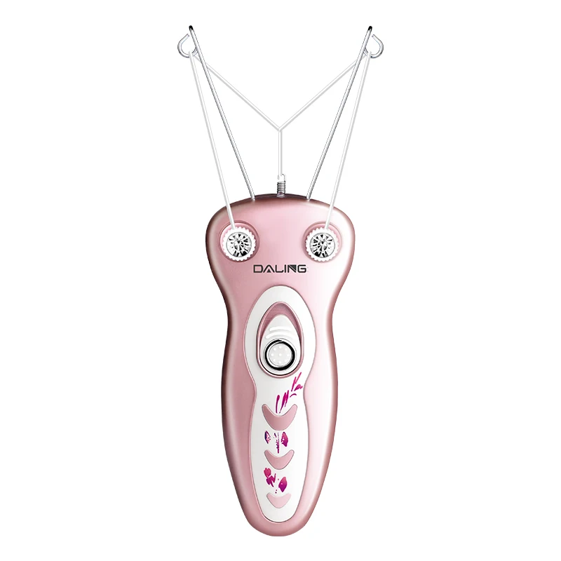 Ladies Facial Hair Trimmer Electric Women`s Body Face Hair Remover Professional for Face Cotton Thread Depilator