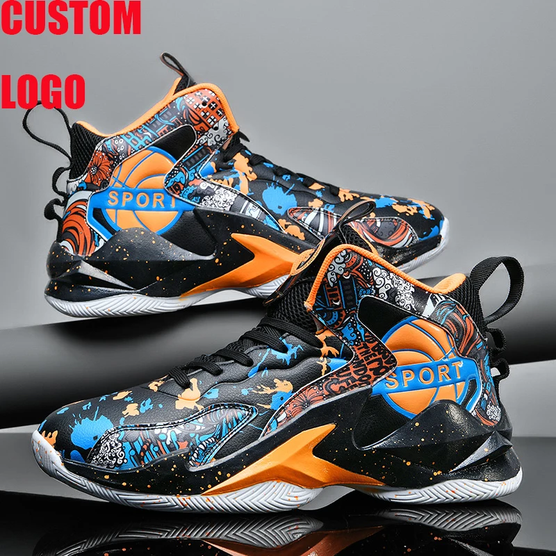 Worldwin 2022 New Fashion Trend Men Lightweight Pu Bottom Basketball Shoes manufacturer custom shoes men basketball shoes