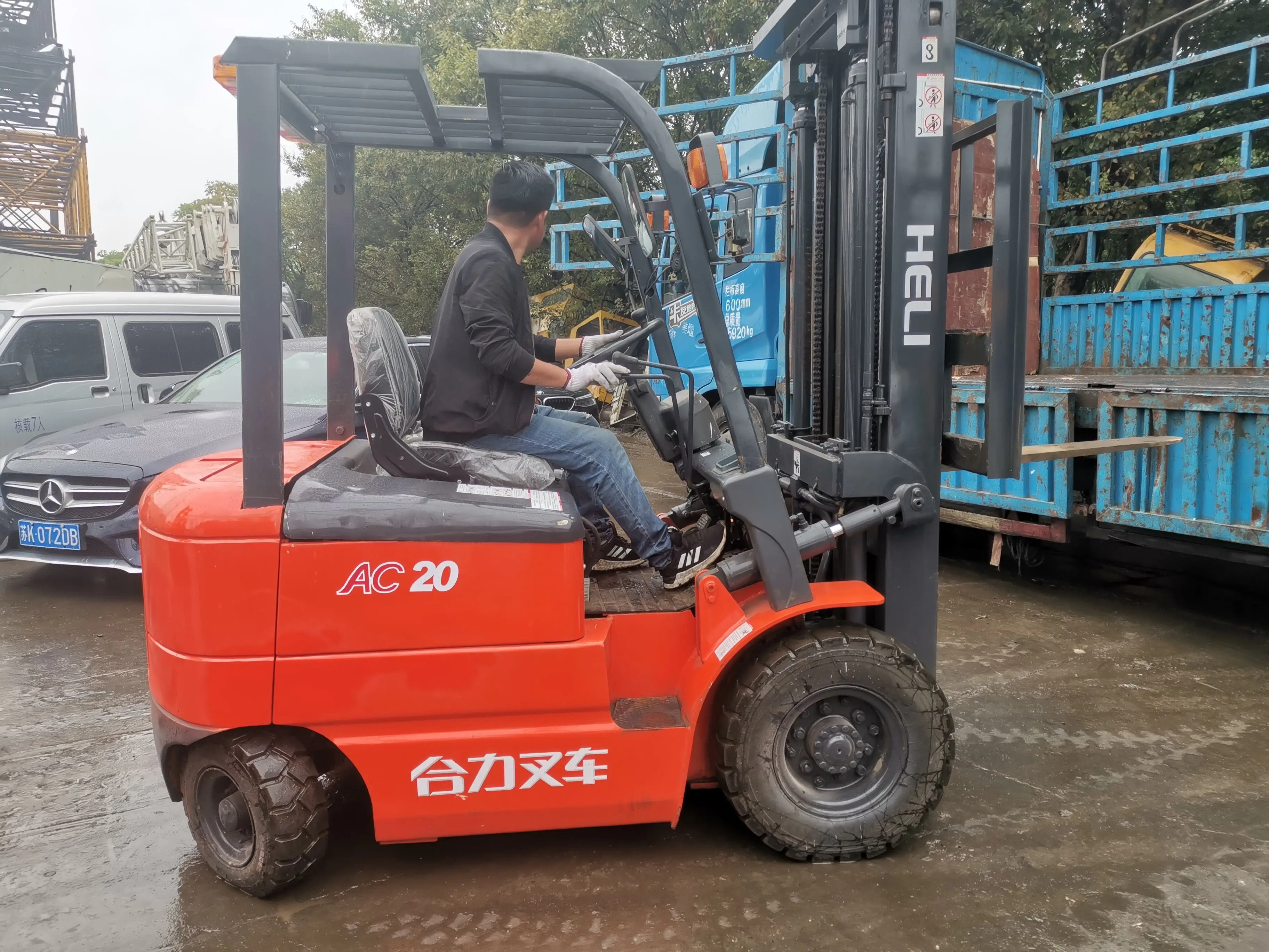 HELI 2ton Forklift CPD10 CPD15 CPD18 CPD20 1Ton 1.5Ton 1.8Ton 2 Ton Electric Forklift Truck