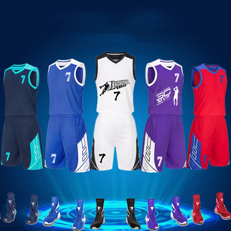 Embroidery Blank Sublimation Mesh custom design your own reversible team hombre basketball jerseys custom uniform set