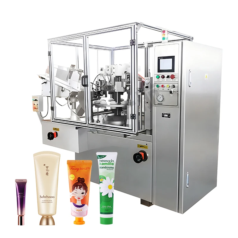 Tomato sauce/glue/color paint filling automatic soft tube filling sealing machine for cosmetic paste
