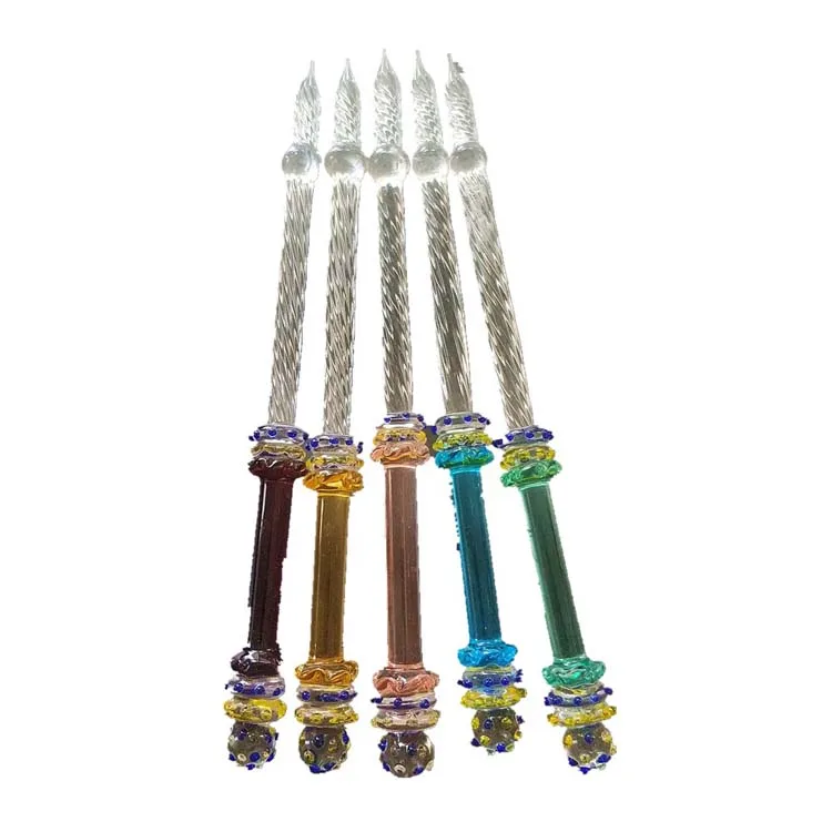 Festival gift Wholesale custom glass dip pen