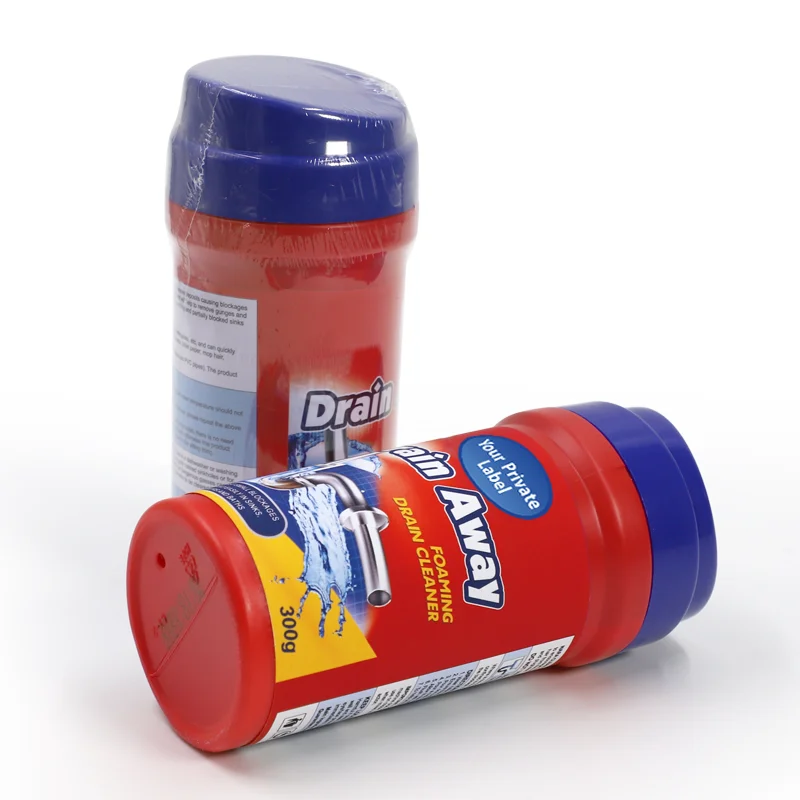 Custom Brand Drain Away Powder Stop Pipe Blocking Odor Remove