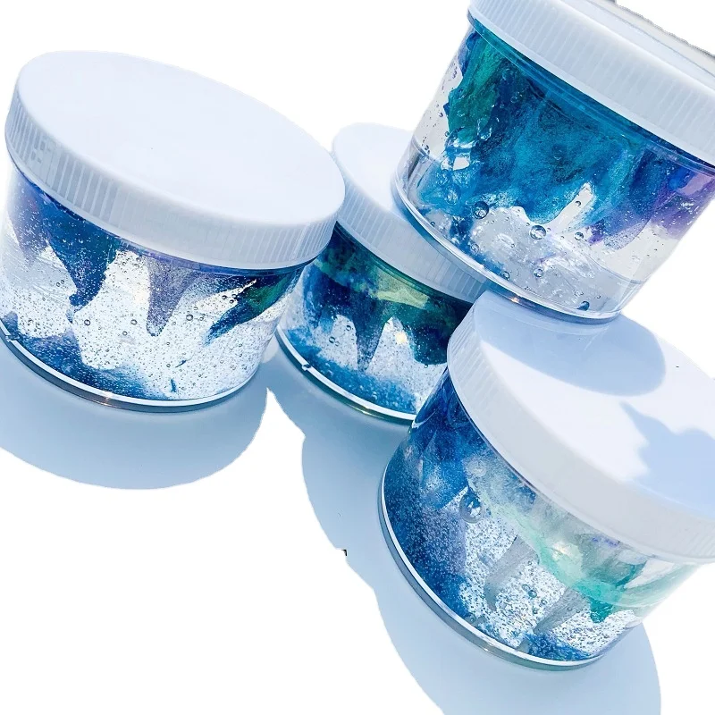 Thanos feeling Mountains rivers and lakes super-large foaming glue egg slime slime slime kit relief stress fairy girl heart