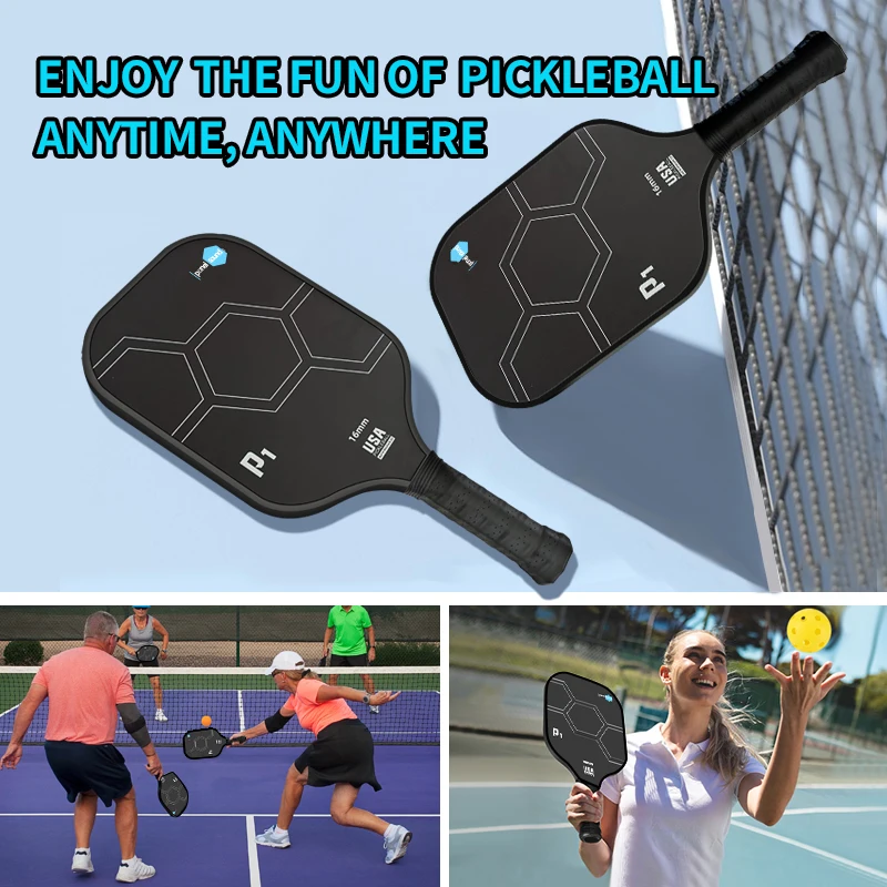 Unleash Your Power and Precision with the Thermoformed T700 Pickleball Paddle spray granular paint face