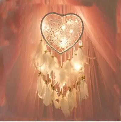 Wholesale Handmade Boho Hanging Feather Dream Catcher for Car Home Room Door Wall Art Party Decor Ornament Gift Craft DIY Kit