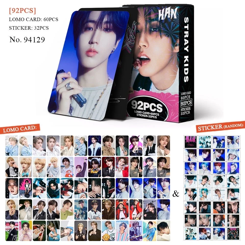 kpop Stray kids member 92pcs lomo card
