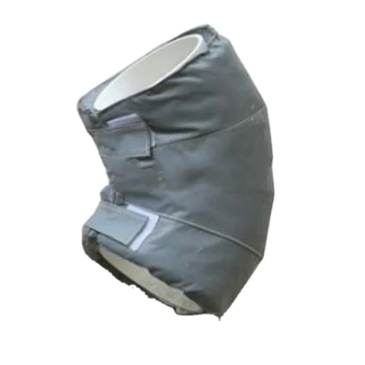 Гибкая Стекловолоконная изоляционная куртка 90 градусов локоть тройник изоляция уличная труба