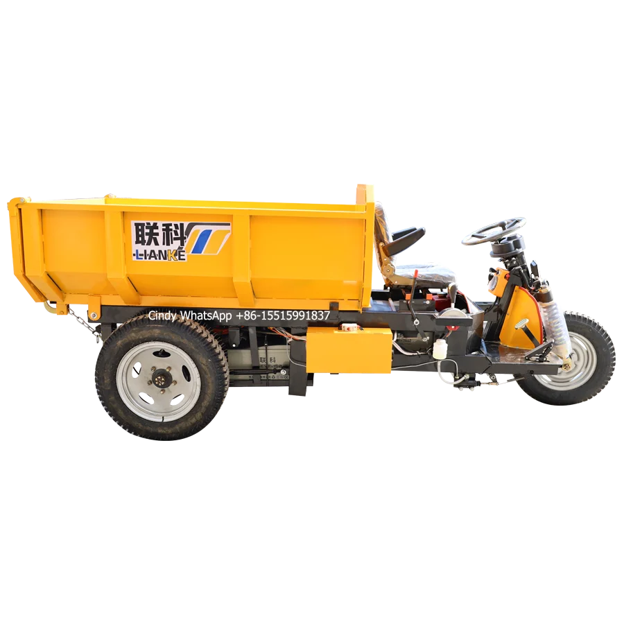 LK200 widely used in mining electric mini loader max load 2500kg electric tipper truck hydraulic mini dumper