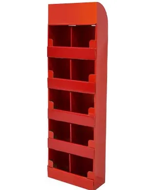 Hot Sale Supermarket Corrugated Display Rack Advertising Promotional headset Earphone Cardboard Paper Displayed Stand Shelf Rack