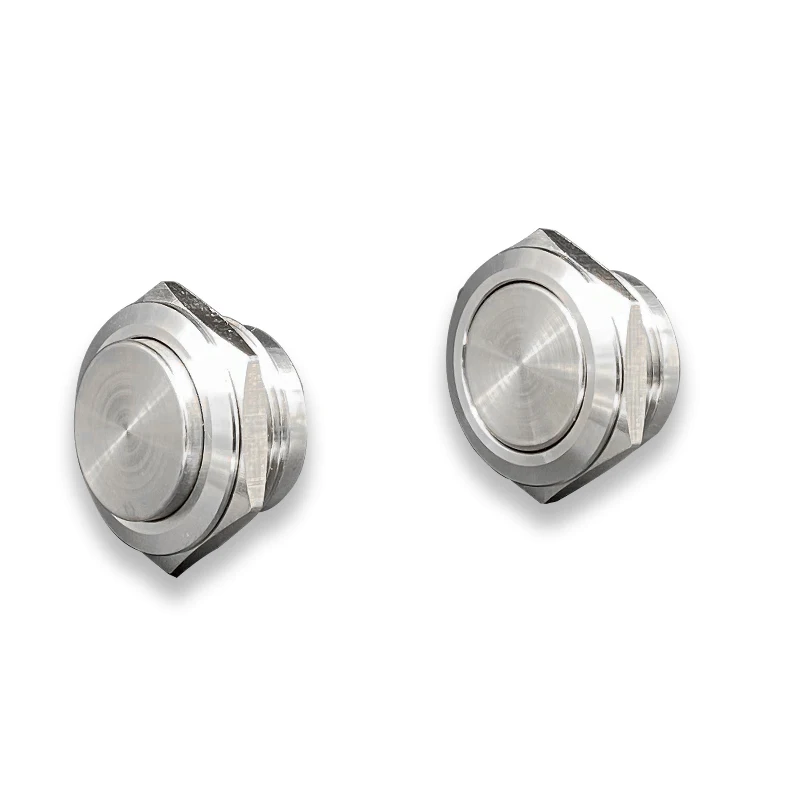 22mm self reset and self locking micro touch switch ultra short metal button switch