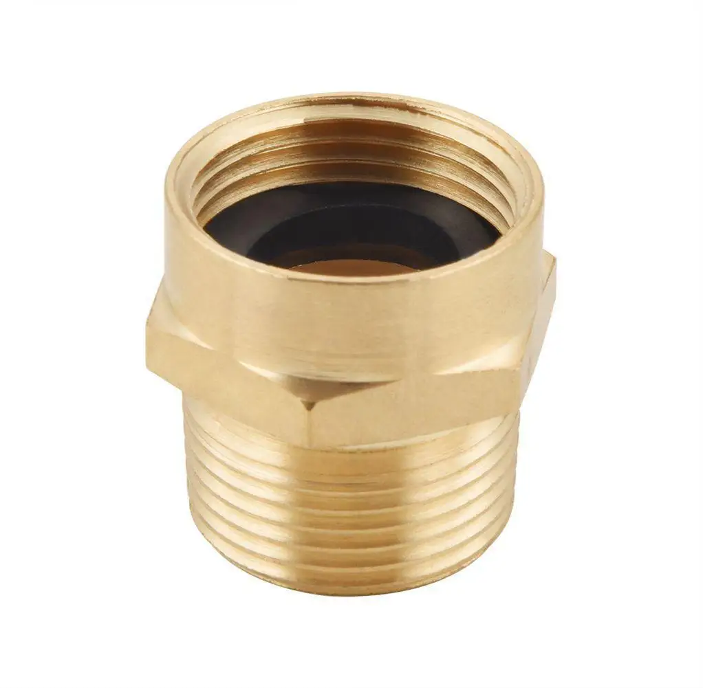 Copper 1/2G Screw Thread BSP Screw Thread Connect To 1/2 NPT External Screw Thread Connector