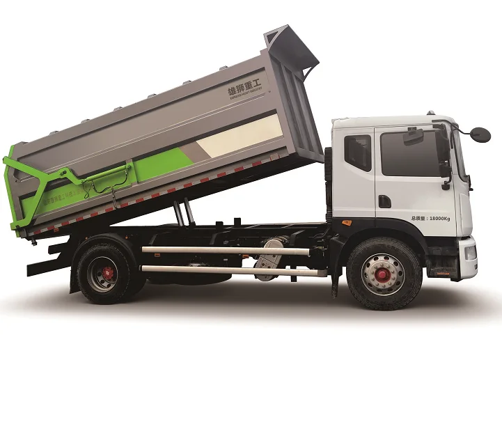 Colors design dongfeng kangmingsi B6 large-scale compression docking refuse collector 15 cbm municipalities lift garbage truck