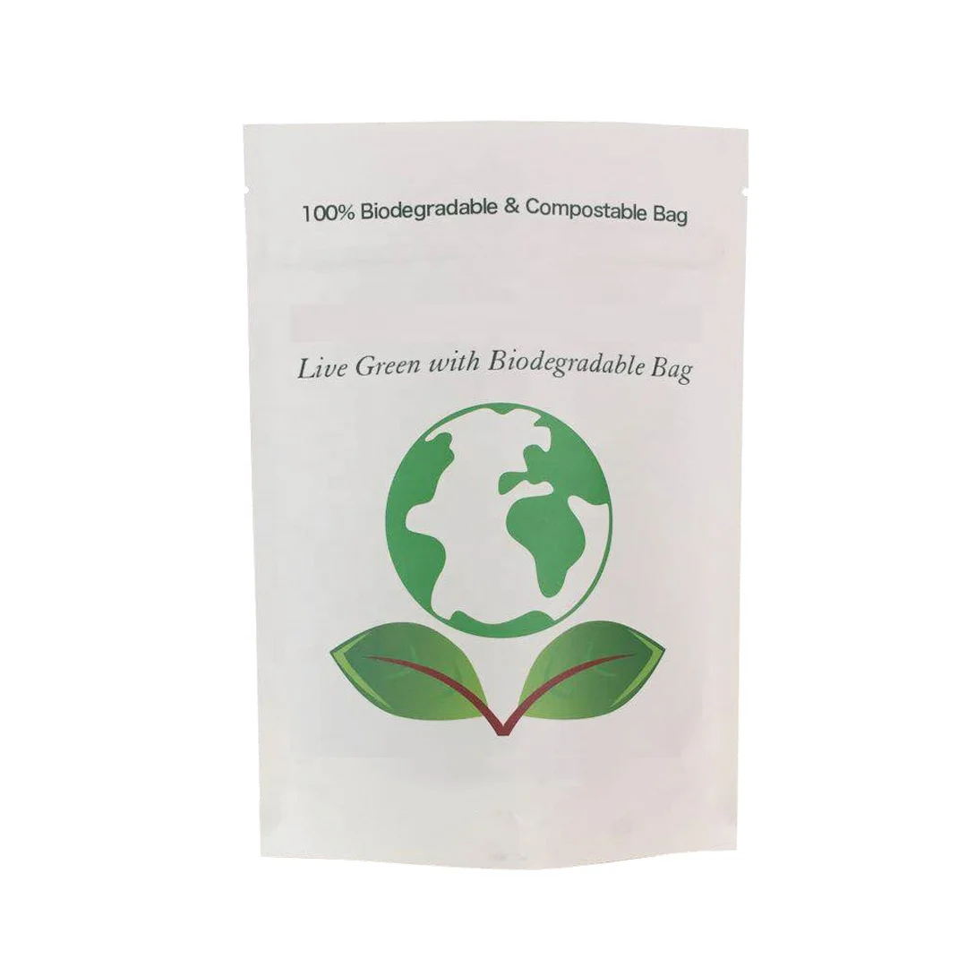 Biodegradable Packaging Foil Quality Wholesale Keep Dried Silicone Reusable Laminated Kraft Compost Paper Tea Leaves Bags