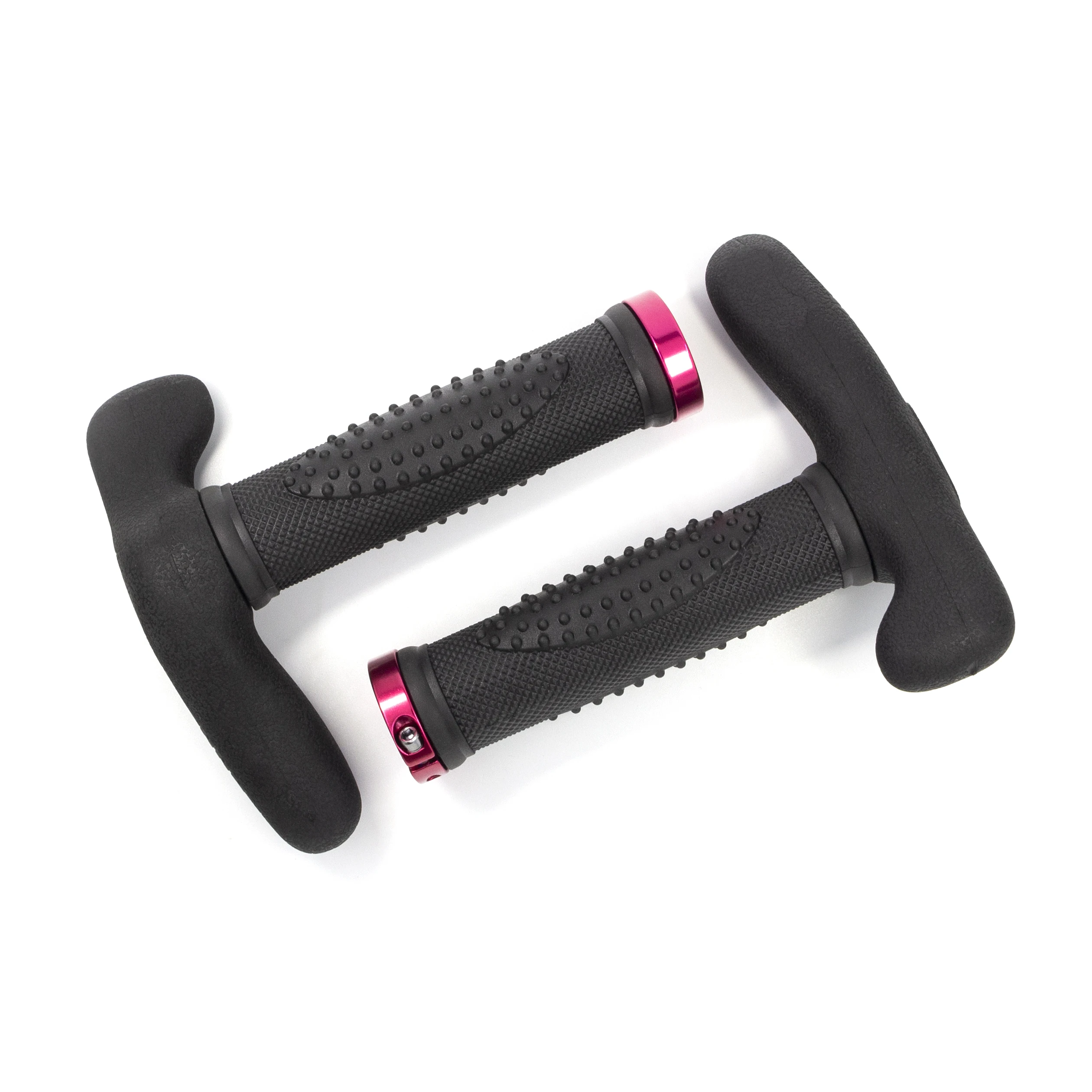 
XH-G72BL manufacturer sale parts bicycles mtb new design locking anti-skid rubber bike grips locking 