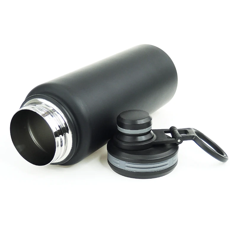 Custom reusable 24 hour hot cold sport 40 oz metal thermos drinking insulated double wall vacuum stainless steel water bottle