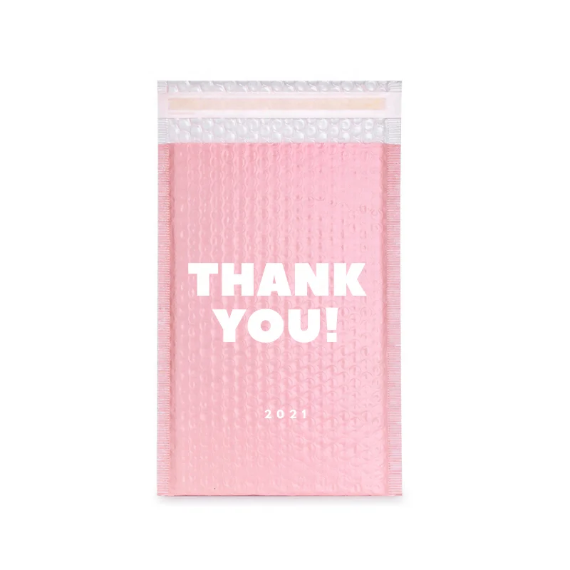 Composatble 8X10 8X11 Nude Peach Pink Custom Poly Padded Envelopes Mailers Mailing Bags With Bubble