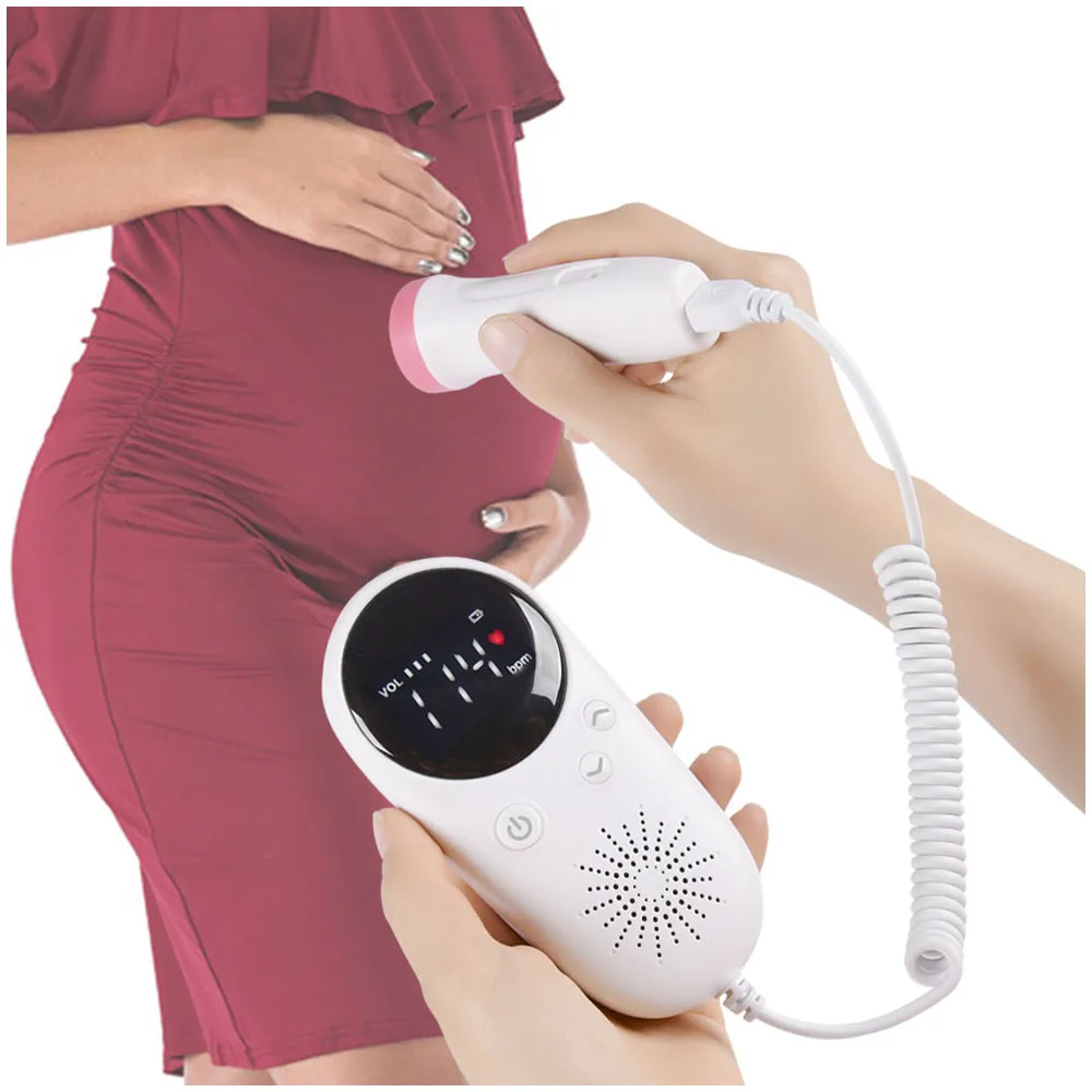 Embryo Foetus Fetus Hand-Held Portable Baby Heart Rate Heartbeat Ultrasound Pocket Doppler Fetal