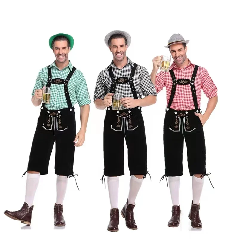 Mens German Bavarian Oktoberfest Costume Set for Dress Up Party and carnival costume
