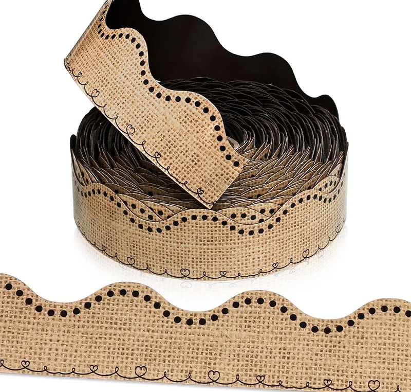 Large Border Rolls Magnetic Classroom Bulletin Board Borders Wide Magnetic Strips Confetti Border for Classroom Decoration