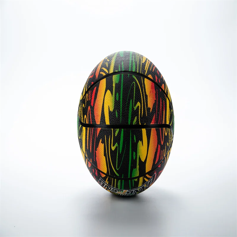 No. 7 rubber basketball youth outdoor exercise basketball pattern 520g price excellent factory direct sales wholesale