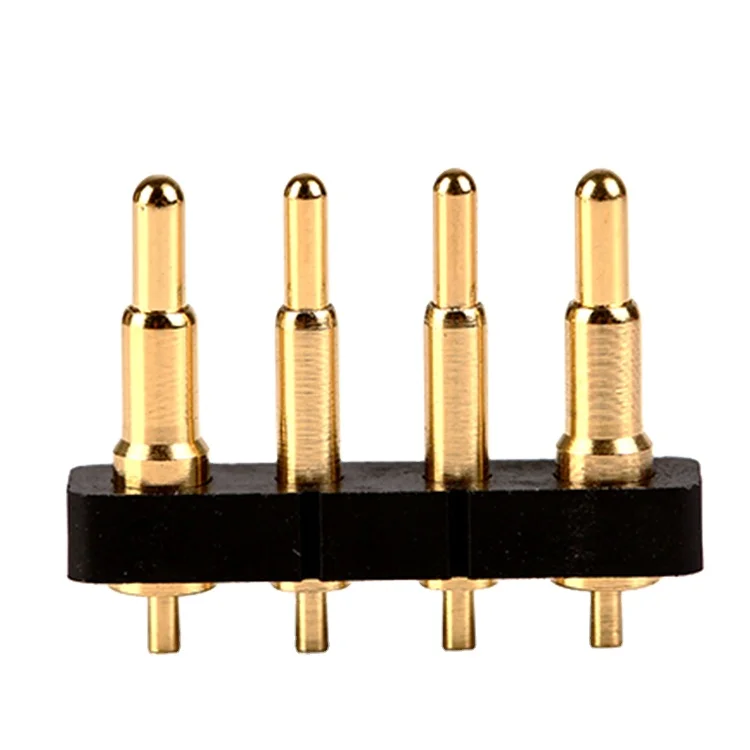 Solder Charger thread magnetic pogo pin connector 4 positions magnets 3 pin 2 pin pogo connector
