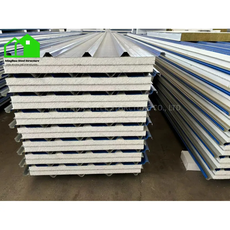 New situation EPS sandwich wall panel rock wool sandwich panel commercial hotel family decoration